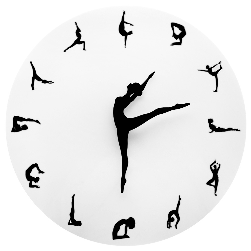 Yoga Fitness Watch - Dean M Fitness Horloge murale de