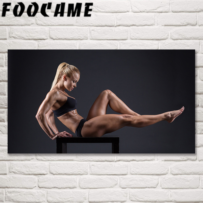 Yoga Fitness Images - Affiche de peinture murale de sport