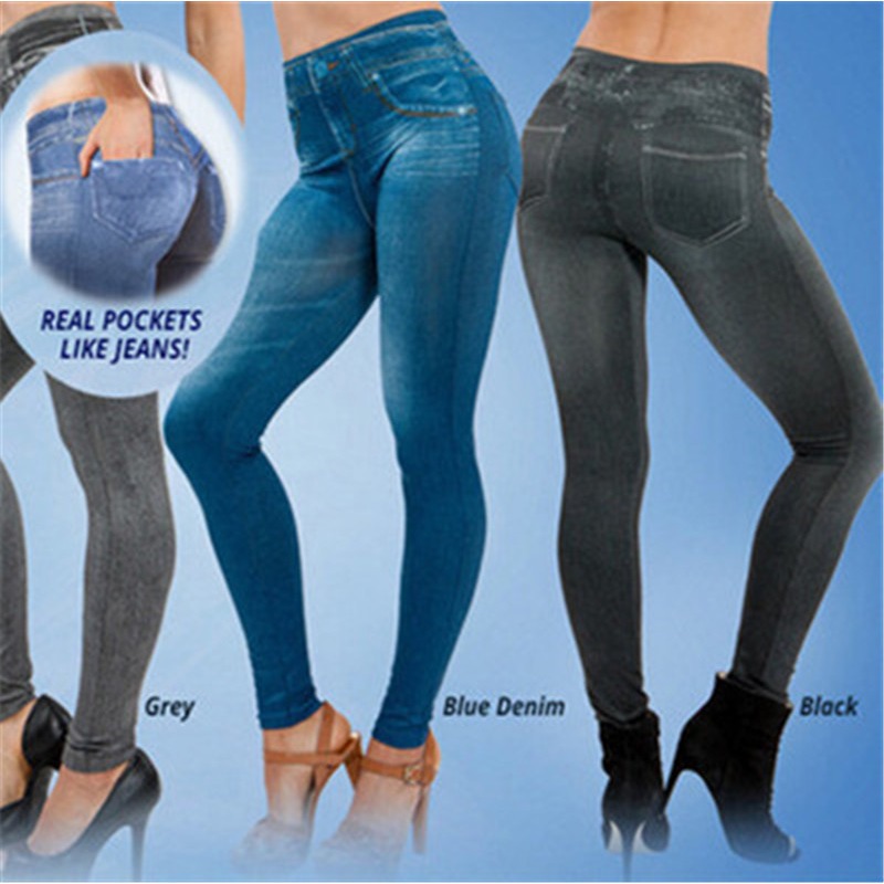 Yoga Fitness Sg - Femmes Jean Leggings Fitness pantalon taille