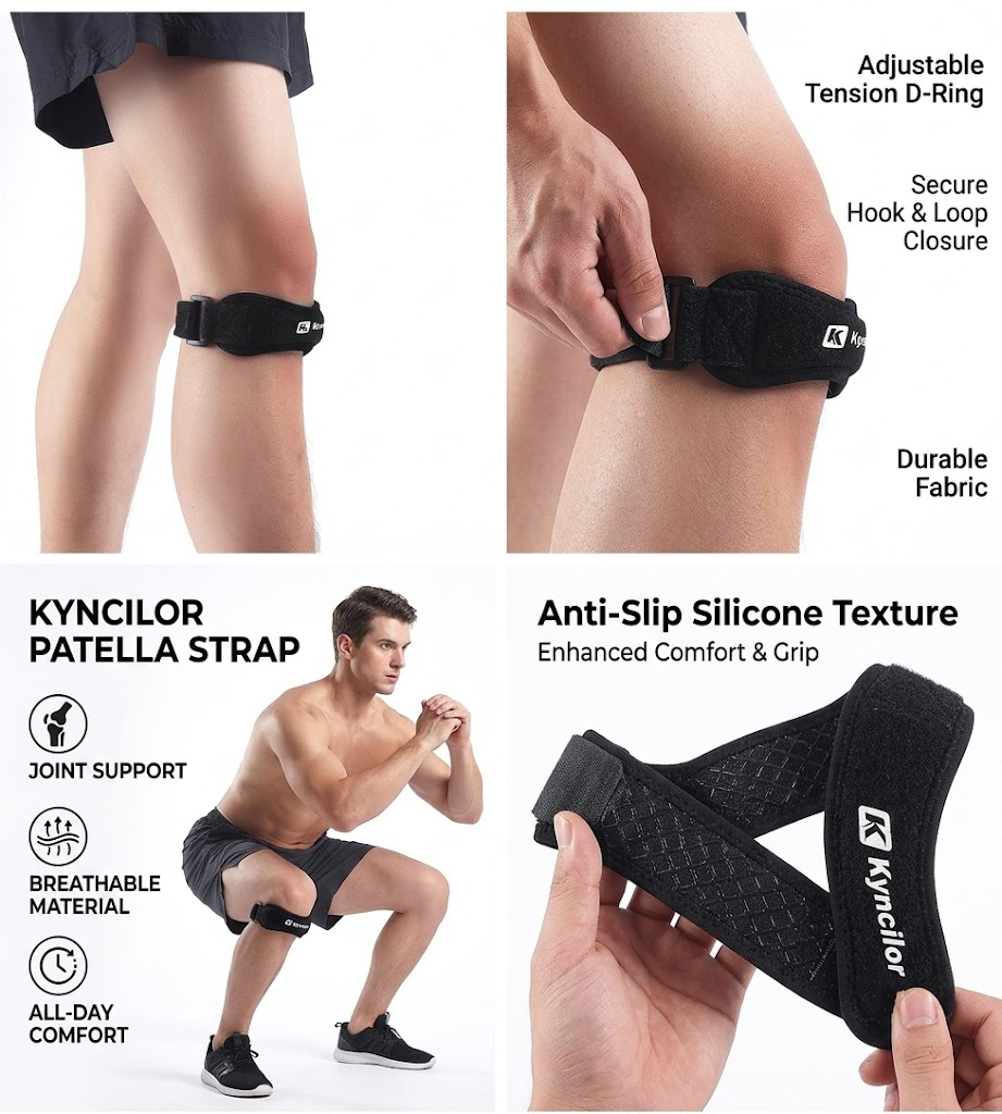 Knee Sleeve Compression - 1 Manchon de compression sportif pour