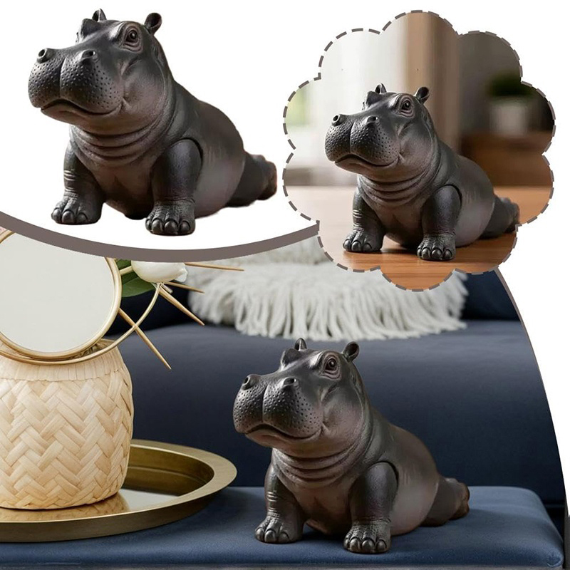 Statue d'hippopotame de maître - Yoga Fitness Model avis et prix
