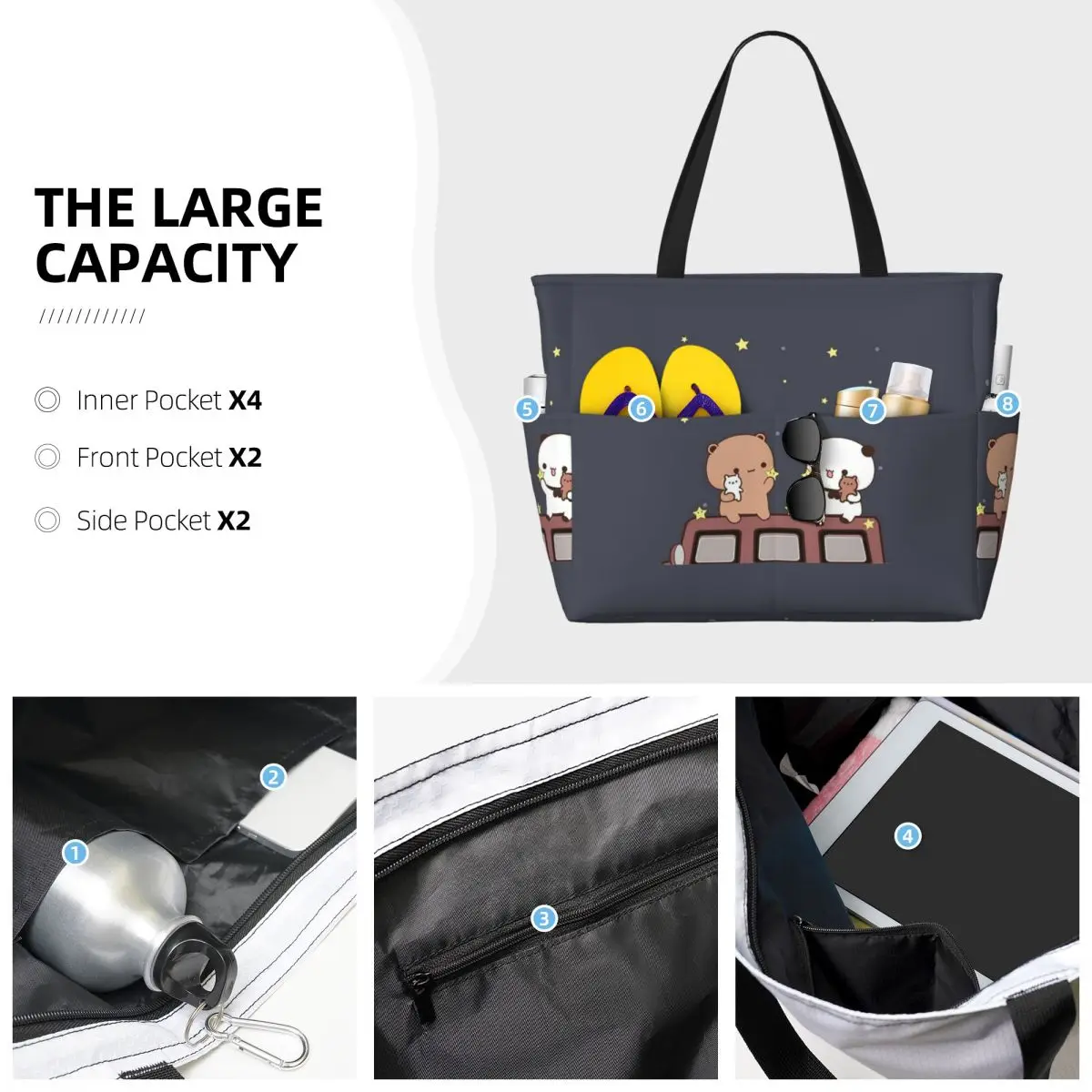 Sac fourre-tout de plage Bubu  - Yoga Fitness Watch avis et prix