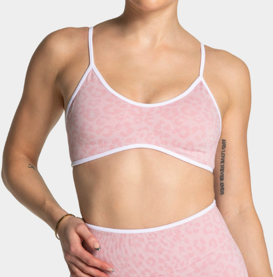 Soutien-gorge de sport pour fe - Yoga Fitness Logo Design avis et prix