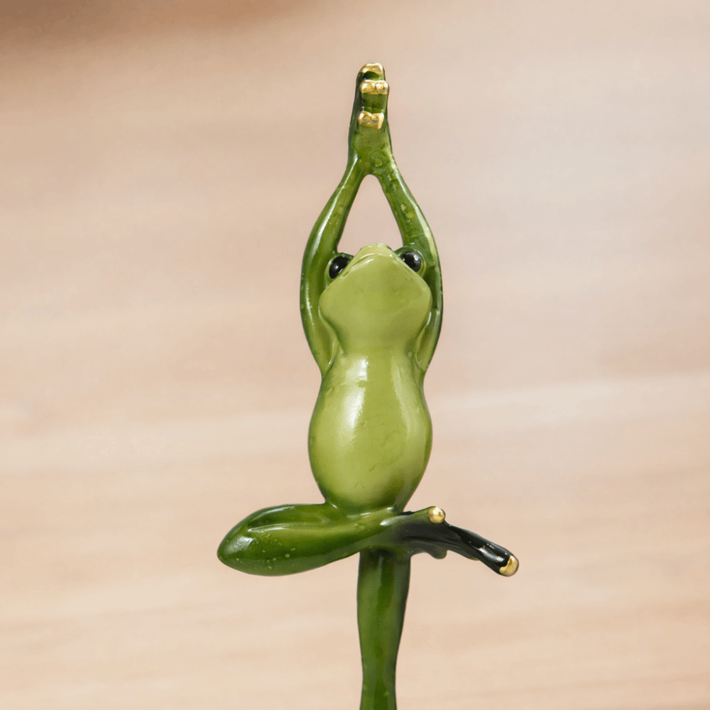Figurine en résine d'amphibien - Yoga Fitness Model avis et prix