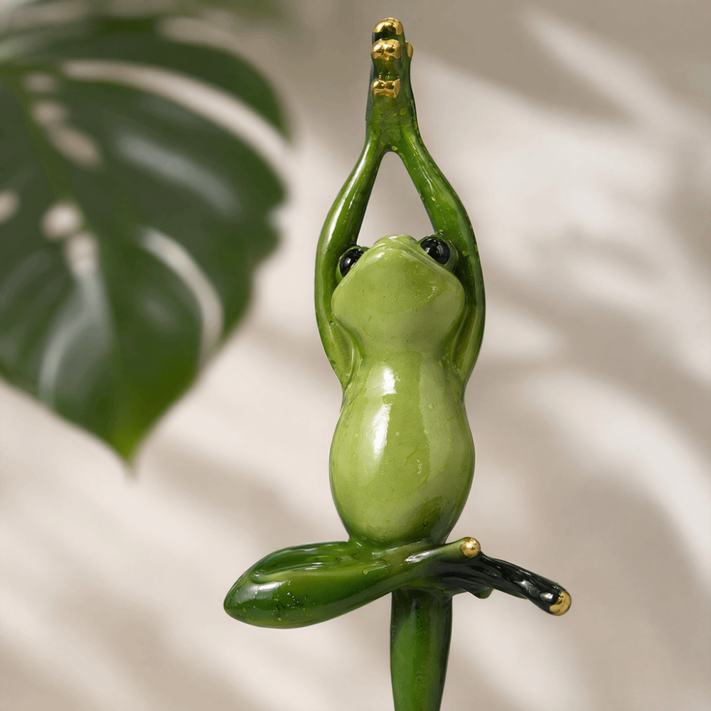 Figurine en résine d'amphibien - Yoga Fitness Model avis et prix