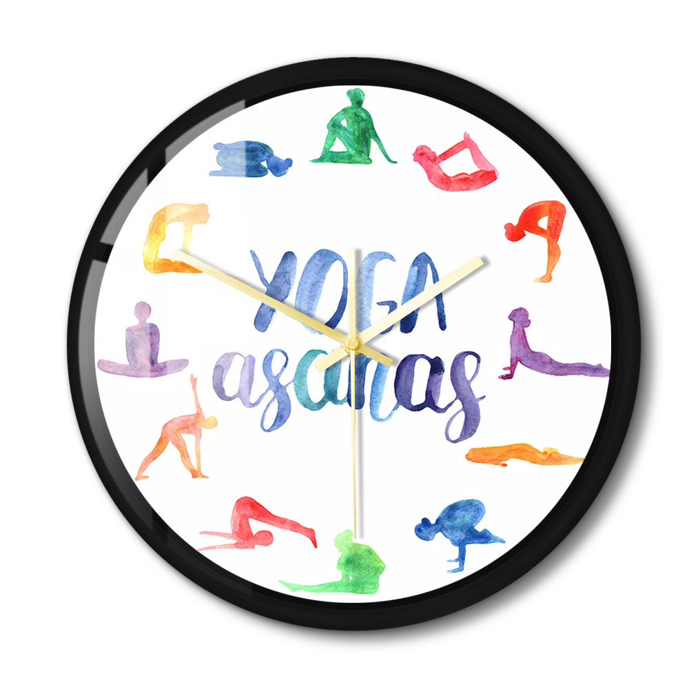 Horloge murale de Yoga Asanas, - Yoga Fitness Watch avis et prix