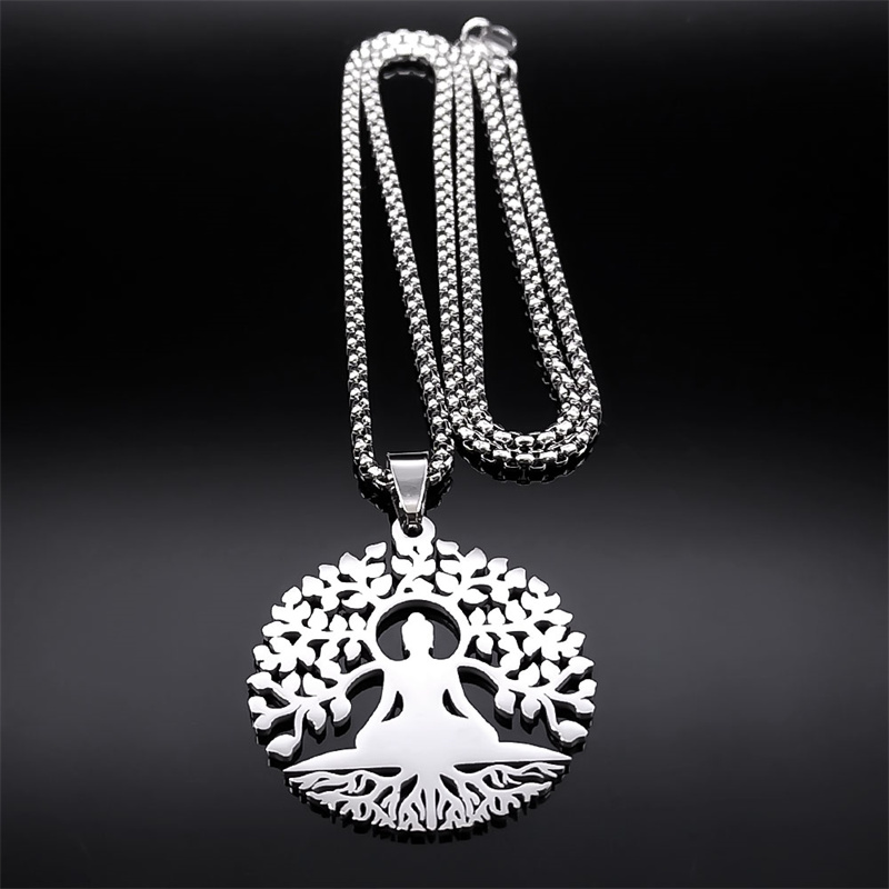 Collier pendentif Bouddha pour - Yoga Fitness Model avis et prix