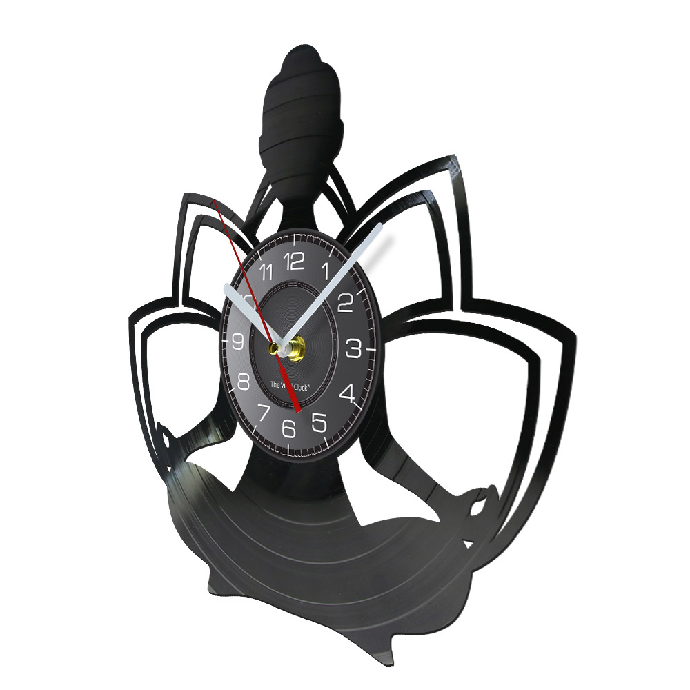 Horloge murale en vinyle avec  - Yoga Fitness Watch avis et prix
