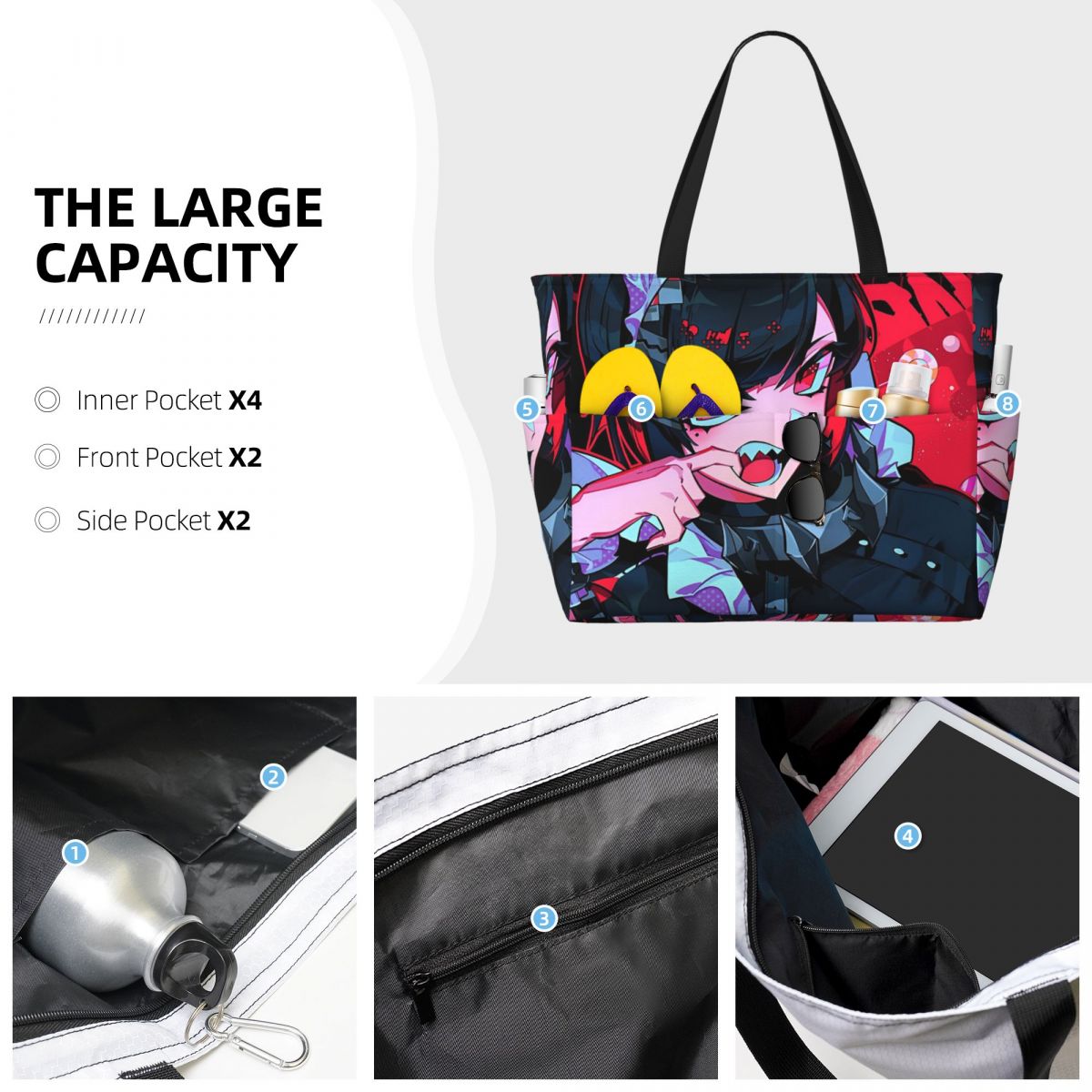 Sac de plage Game Zenless Zone - Yoga Fitness Zone avis et prix