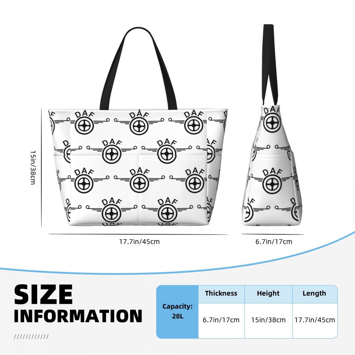 Sac fourre-tout de plage avec  - Yoga Fitness Logo Design avis et prix