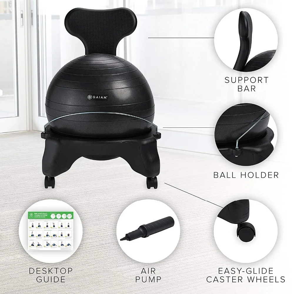Chaise à billes d'équilibre, c - Exercise Ball Stability avis et prix