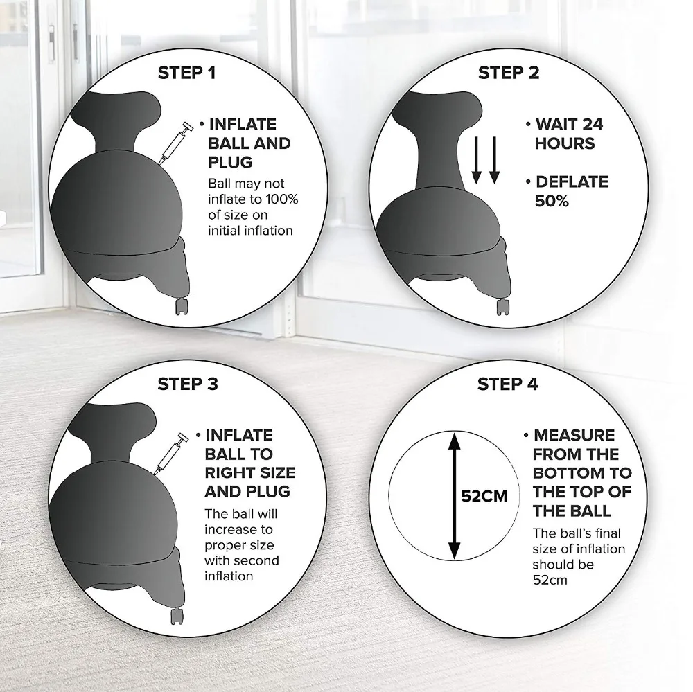Chaise à billes d'équilibre, c - Exercise Ball Stability avis et prix