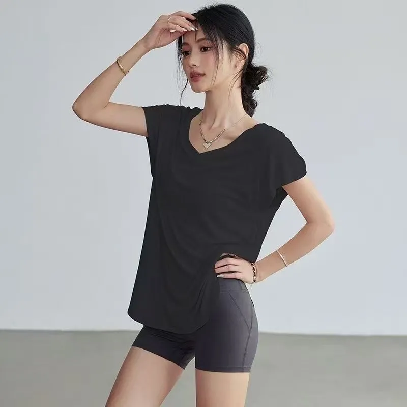 T-shirt de yoga amincissant à  - Yoga Fitness Training avis et prix