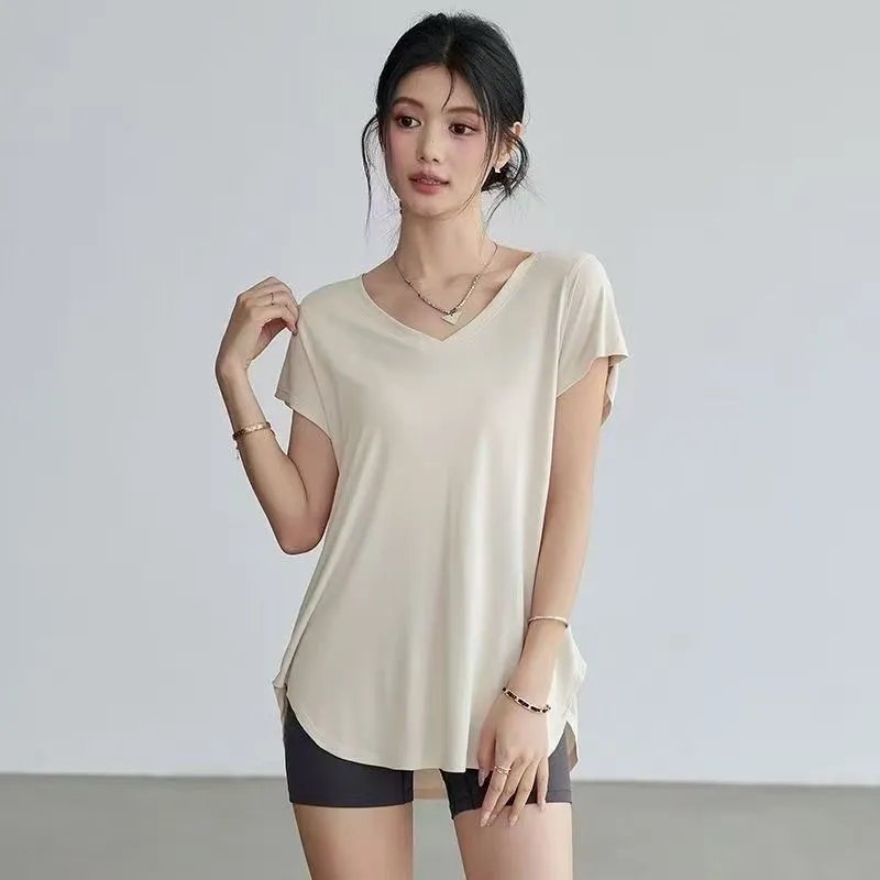 T-shirt de yoga amincissant à  - Yoga Fitness Training avis et prix