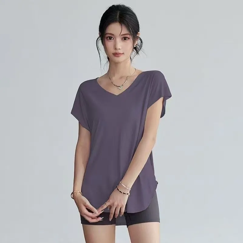 T-shirt de yoga amincissant à  - Yoga Fitness Training avis et prix